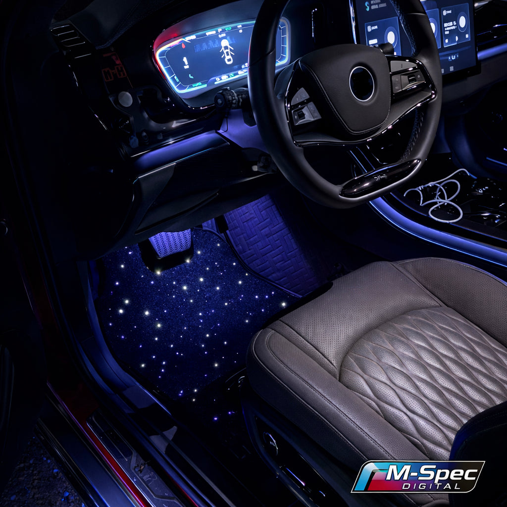 Premium Universal Star Light Floor Mats (4-Piece Set)