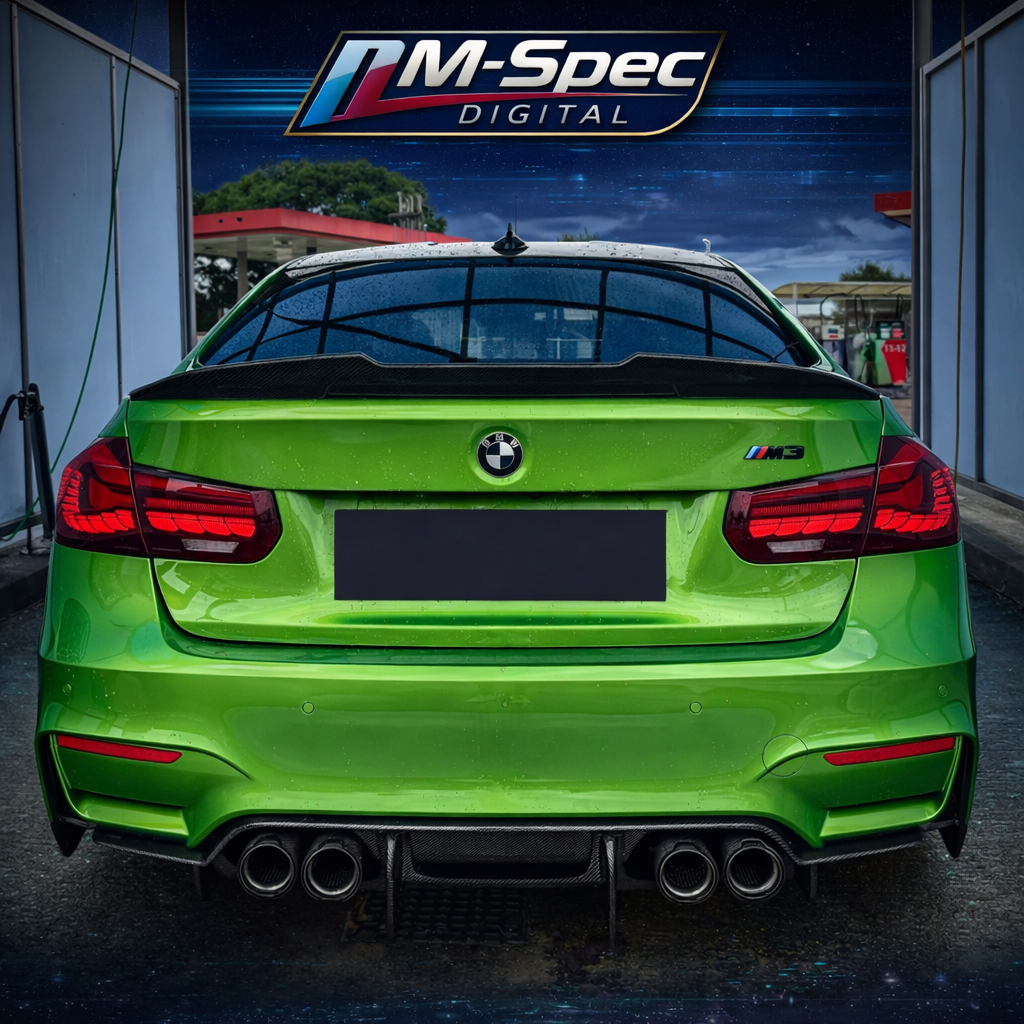 3 Series Real Carbon Fiber Wing