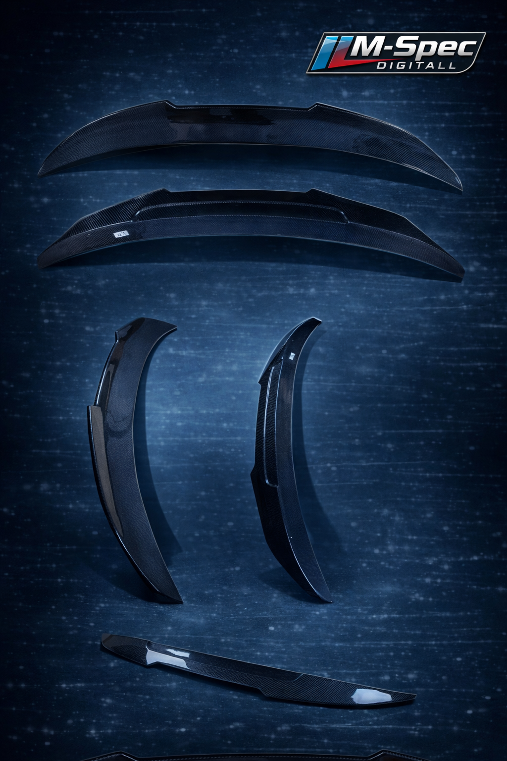 4 Series Real Carbon Fiber Wing