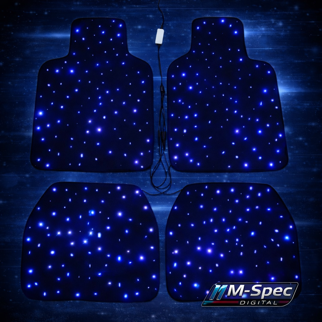 Premium Universal Star Light Floor Mats (4-Piece Set)